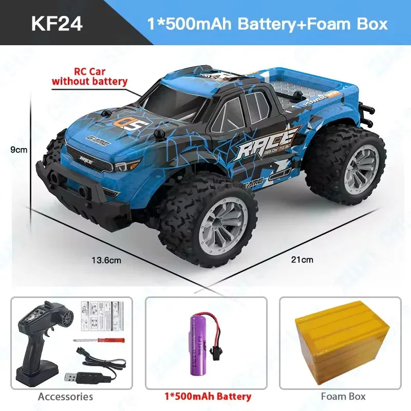 ZWN 1:16/1:20 RC Car 2WD Off-Road Remote Control Car with LED Light - BIG FRENCHIES