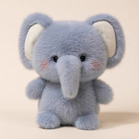 Cute Plush Companion Doll Anime Elephant Rabbit Bear Panda Cartoon Desk Companion Doll 16cm Soft Plush Toy Sleeping Gift