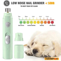 Electric Dog Nail Grinder – USB Rechargeable Pet Nail Clipper & Painless Trimmer for Small and Large Pets - BIG FRENCHIES