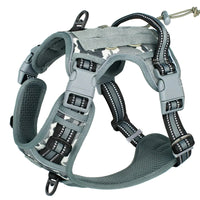Tactical No-Pull Dog Harness – Adjustable MOLLE Military Vest for Medium & Large Dogs