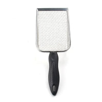 Stainless Steel Cat Litter Scoop with Long Handle | Durable & Easy to Use - BIG FRENCHIES