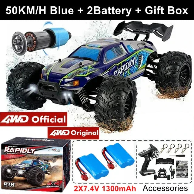 4WD Remote Control Car High-Speed 50-80KM/H Off-Road Buggy Truck - BIG FRENCHIES