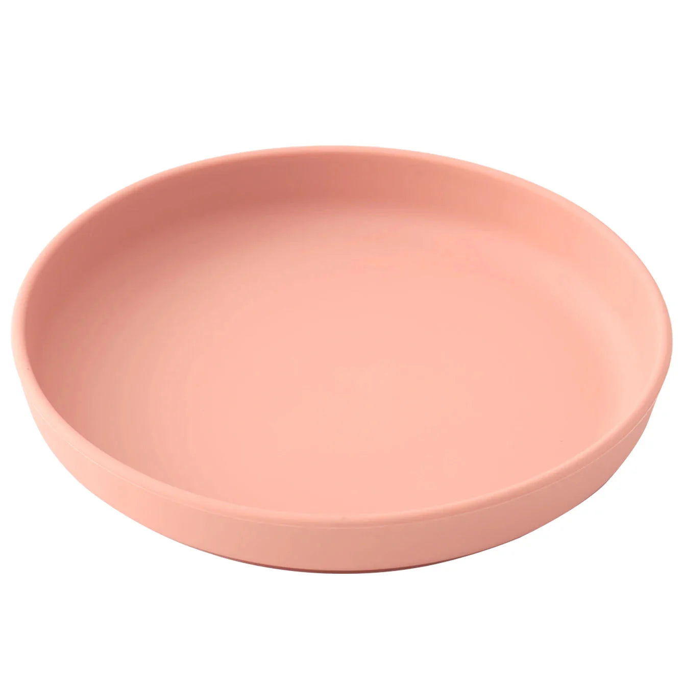 Color Kids Food Grade Silicone Baby Plate Anti-Slip Sucker Bowl