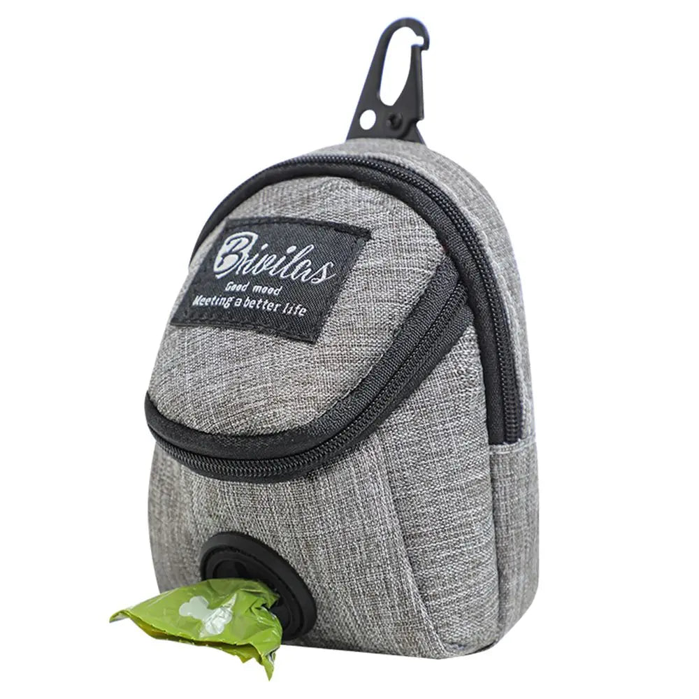 Portable Dog Treat Pouch – Training & Travel Bag with Poop Dispenser - BIG FRENCHIES