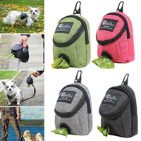 Portable Dog Treat Pouch – Training & Travel Bag with Poop Dispenser - BIG FRENCHIES