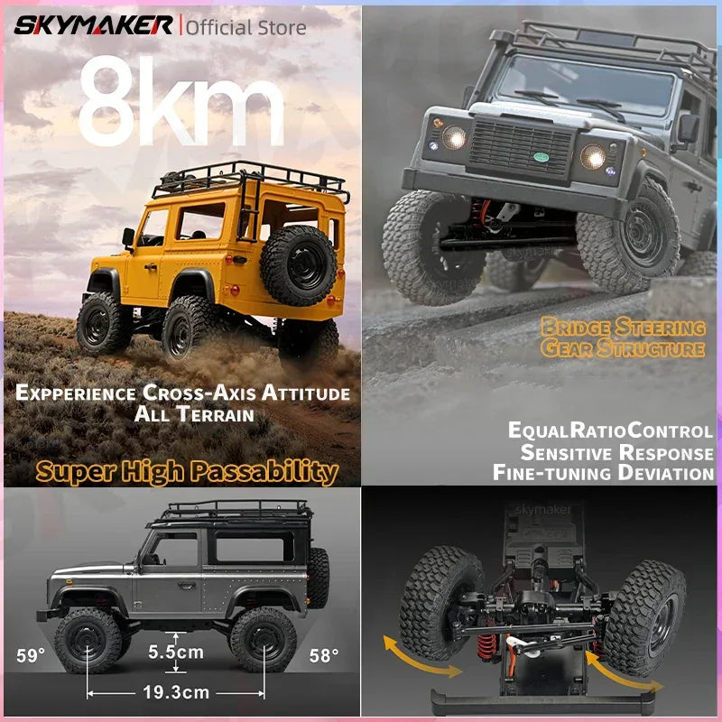 1:12 RC Car MN99s MN98 4WD Rock Crawler Remote Control Truck Toy - BIG FRENCHIES