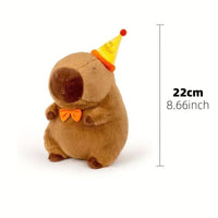 Capybara Plush Toy Set – Mommy with 4 Little Capibara Plush Dolls - BIG FRENCHIES