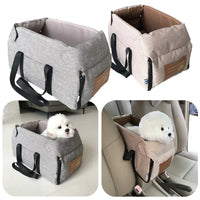 Dog Car Seat Bed & Portable Carrier for Small Pets - BIG FRENCHIES