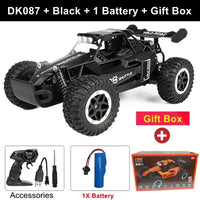 1:16 RC Drift Racing Car - High-Speed Off-Road Alloy Truck with LED Lights, 20KM/H, 2.4G Radio Control for Kids & Adults