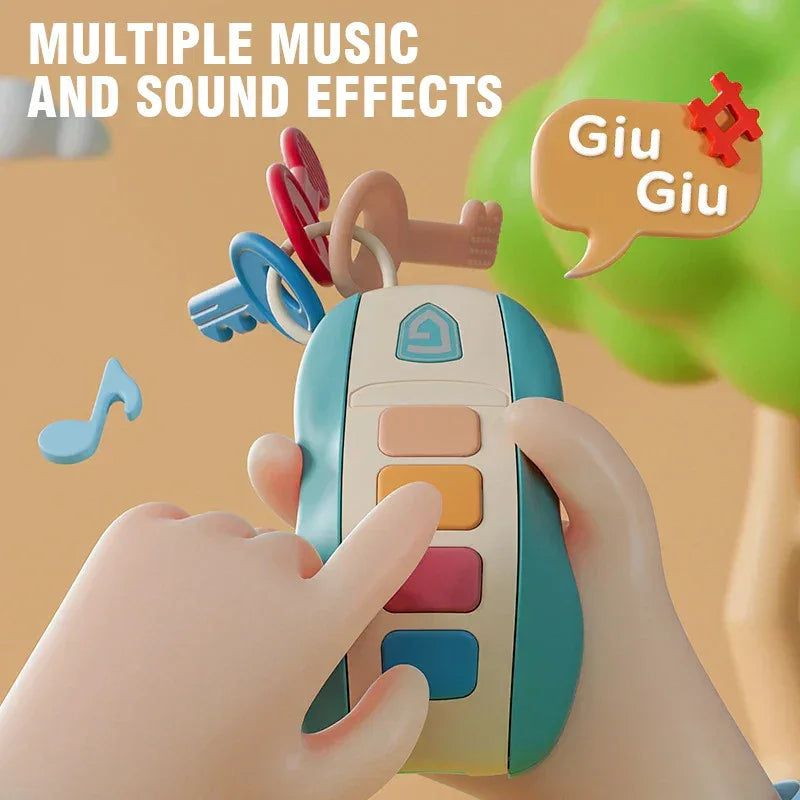Musical Car Key Toy – Smart Vocal Remote for Baby & Toddler Play - BIG FRENCHIES