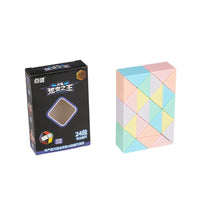 MEACAOFG Magic Snake Ruler Puzzle 24 36 48 60 72 Segments Stress Reliever Toys Twist Folding Educational Toy Kids Child Fidget Toys Cube