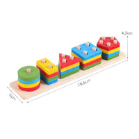 Montessori Wooden Educational Puzzle Toy for Kids Age 3+ - BIG FRENCHIES