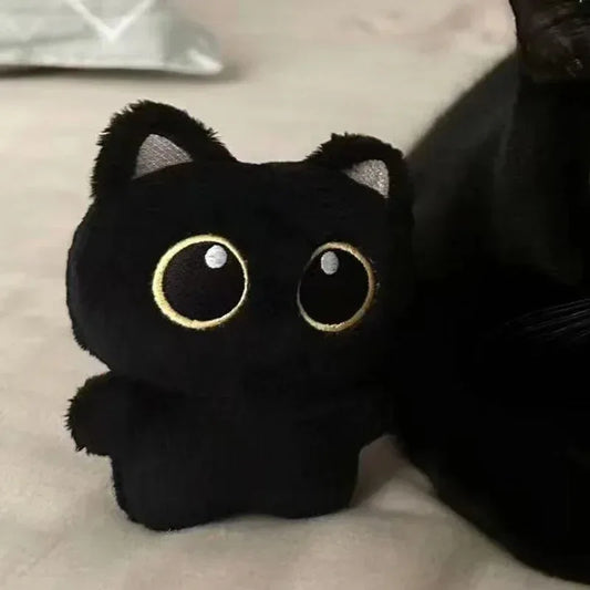 Cute Black Cat Plush Toy Doll – Soft Cuddly Pillow & Pendant Gift - BIG FRENCHIES