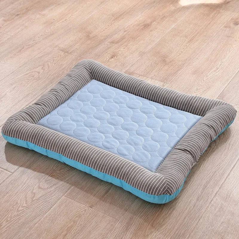 Cooling Pad Bed for Pets – Summer Ice Silk Mat - BIG FRENCHIES