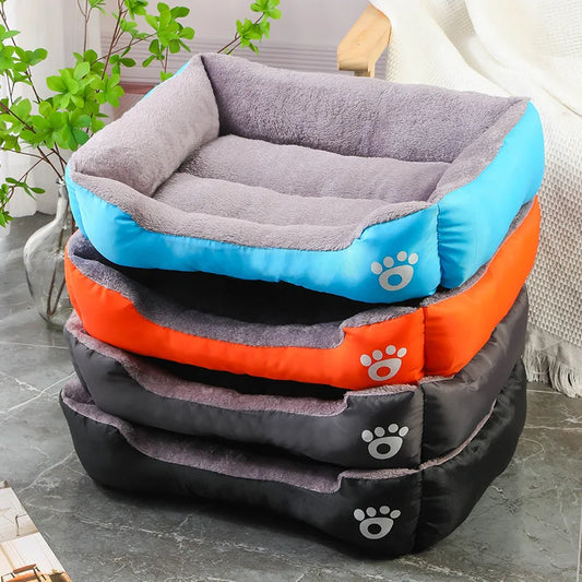 Color Square Winter Warm Pet Bed – Dog & Cat House - BIG FRENCHIES