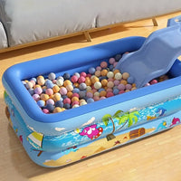 Inflatable Cartoon Baby Swimming Pool for Indoor & Outdoor Play - BIG FRENCHIES