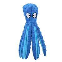 Plush Octopus Dog Toy – Bite Resistant, Squeaky & Interactive - BIG FRENCHIES
