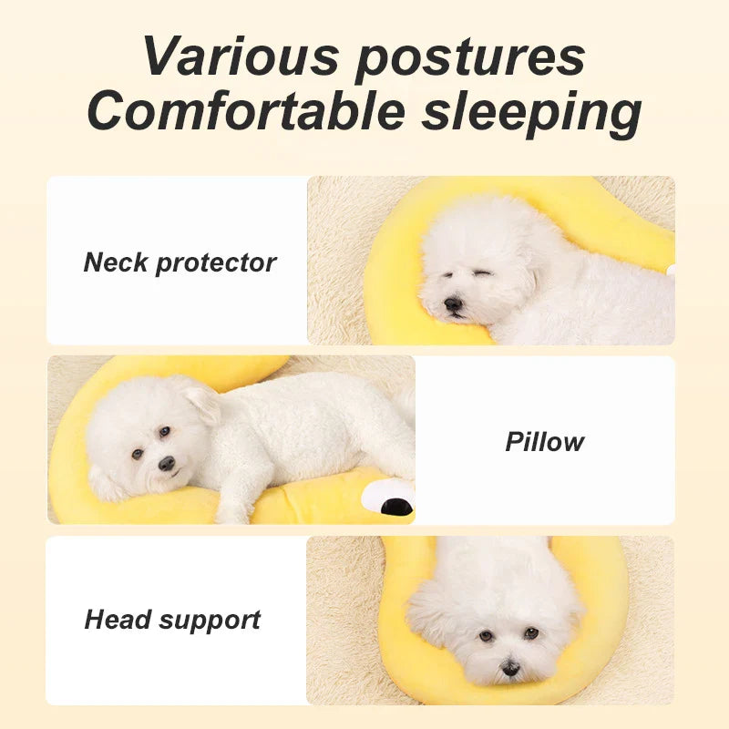 Pet U-Shaped Neck Pillow for Dogs & Cats - BIG FRENCHIES