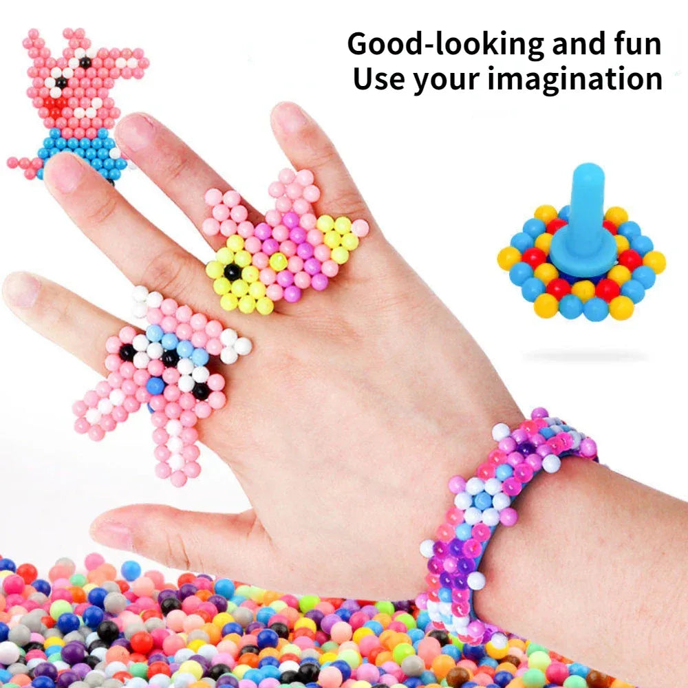 DIY Water Spray Magic Beads Craft Kit for Kids (Crystal Beads Set) - BIG FRENCHIES