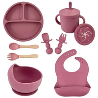 Food Grade Silicone Baby Feeding Dish Set