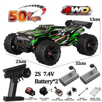 9522PRO 1:16 RC Car - 85KM/H Brushless 4WD Off-Road Drift Racing Truck with LED Lights, Professional High-Speed Remote Control Car