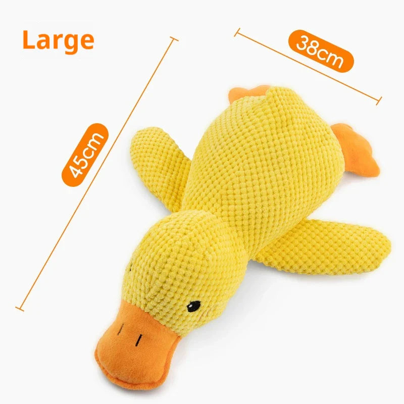 Dog Plush Sleeping Duck – Bite-Resistant & Sound Toy - BIG FRENCHIES