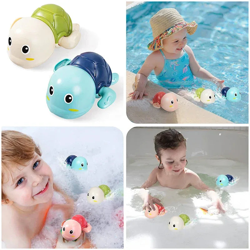 Baby Bath Toy – Swimming Turtle & Whale Clockwork Water Toy - BIG FRENCHIES