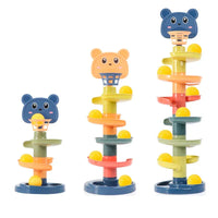 Montessori Baby Rolling Ball Track Toy – Sensory Push Pop Slide Game - BIG FRENCHIES