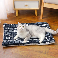 Thicken Flannel Cat Mat – Soft Winter Sleeping Cushion for Cats & Small Dogs - BIG FRENCHIES