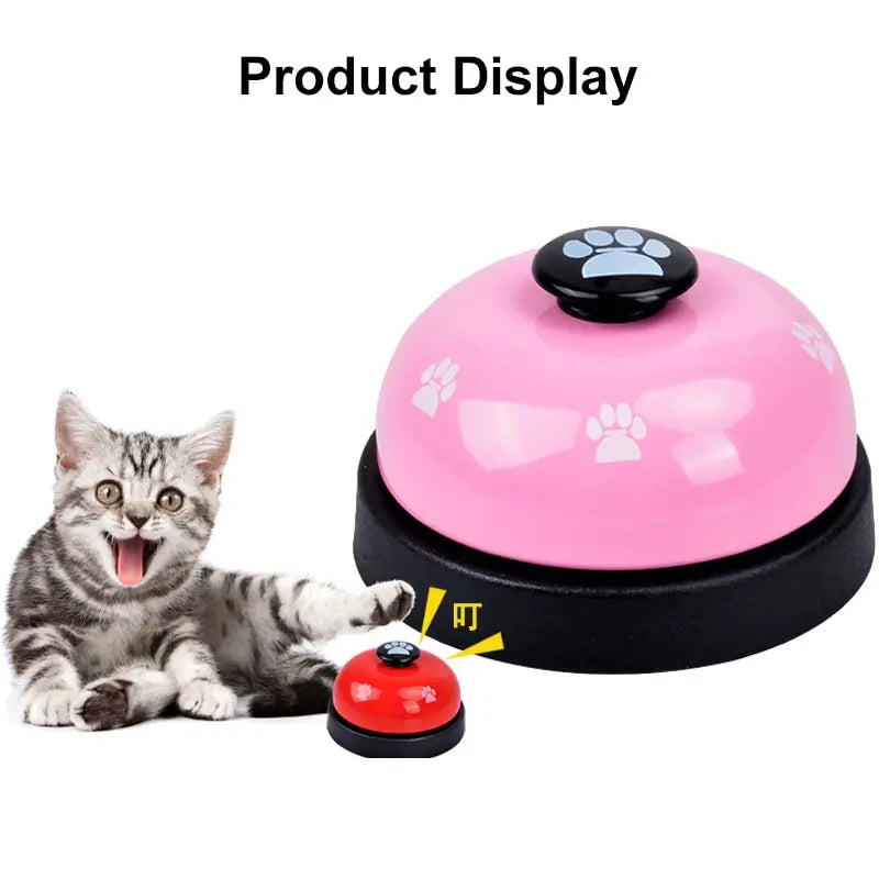 Pet Training Dinner Bell Toy – Interactive Training Tool for Dogs & Cats - BIG FRENCHIES