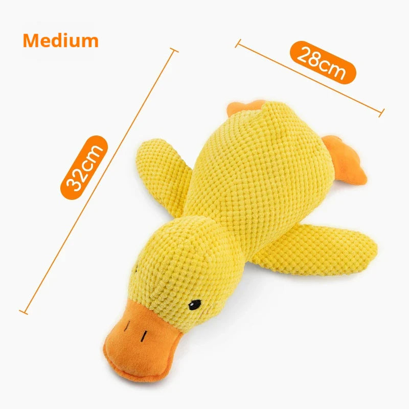 Dog Plush Sleeping Duck – Bite-Resistant & Sound Toy - BIG FRENCHIES