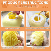 Pet Bathing Brush with Shampoo Dispenser - BIG FRENCHIES