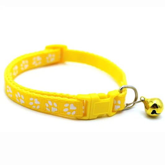 Colorful Adjustable Cat Collar with Bell - BIG FRENCHIES