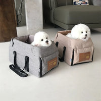 Dog Car Seat Bed & Portable Carrier for Small Pets - BIG FRENCHIES