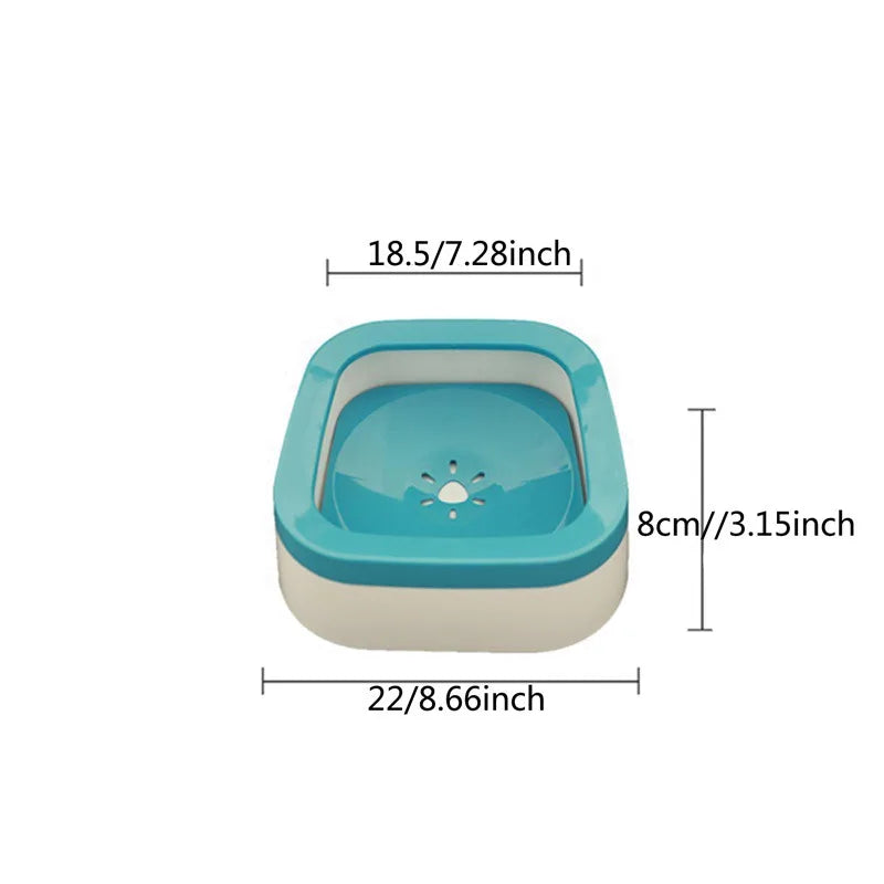 Anti-Splash Dog Water Bowl 1L – Large Non Spill Water Bowl for Dogs - BIG FRENCHIES