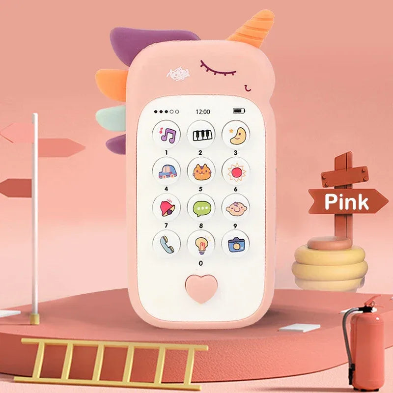 Baby Phone Toy – Musical Sound Telephone with Teether for Infants - BIG FRENCHIES