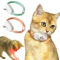 Smart Laser Cat Teaser Collar – Rechargeable Infrared Interactive Toy - BIG FRENCHIES