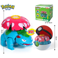 Pokemon Pokeball Anime Figures Toys, Pikachu Gengar Dragonite Snorlax Lapras Pocket Pokeball Toys