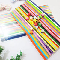 Lucky Star Origami Paper Strips Set – 540 Sheets, 27 Colors - BIG FRENCHIES