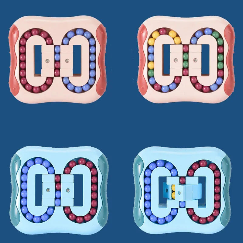 MEACAOFG Rotating Magic Bean Fingertip Toy Puzzles Games for Kids Adults