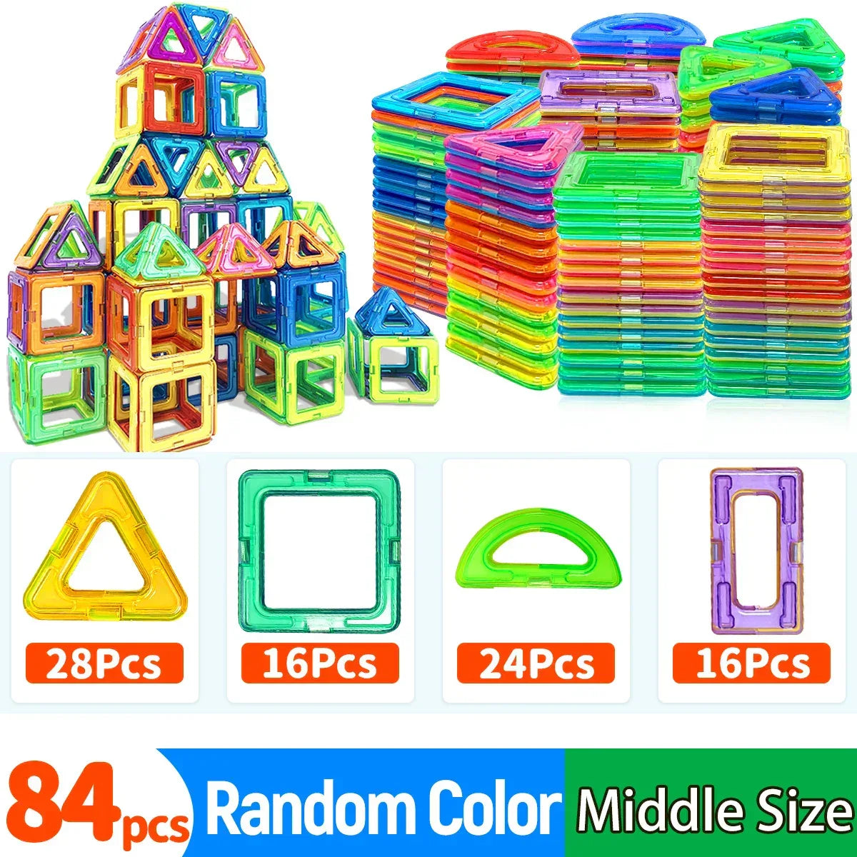 Magnetic Building Blocks for Kids – STEM Construction Learning Toy - BIG FRENCHIES