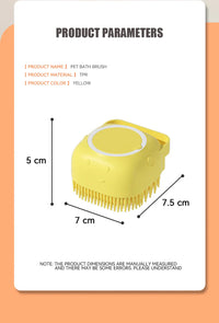 Pet Bathing Brush with Shampoo Dispenser - BIG FRENCHIES