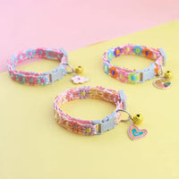 Colorful Pet Collar With Bell for Cats & Small Dogs