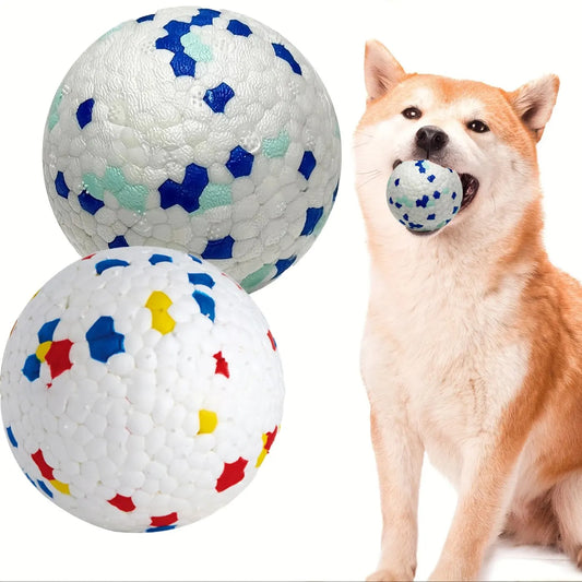 Durable Chew Ball Dog Toy – Interactive Teeth Cleaning Ball - BIG FRENCHIES