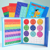 Magnetic Fraction Puzzle Set – Montessori Math Learning Toy for Kids - BIG FRENCHIES