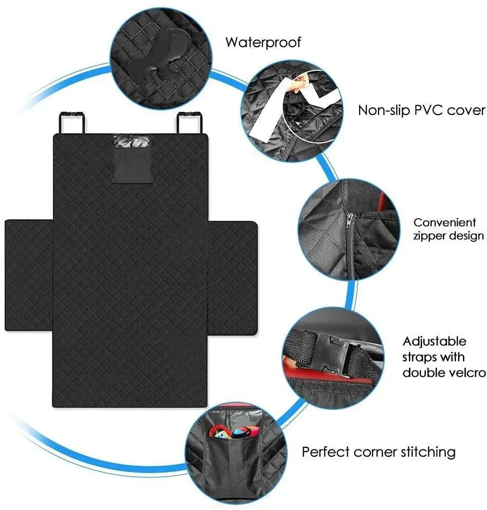 Waterproof Dog Car Seat Cover | Protect Your Car & Keep pet comfy - BIG FRENCHIES