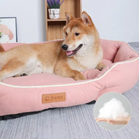 Pet Sofa Bed – Large Dog & Cat Sleeping House | Winter Warm Cushion Mat for Big Pets - BIG FRENCHIES