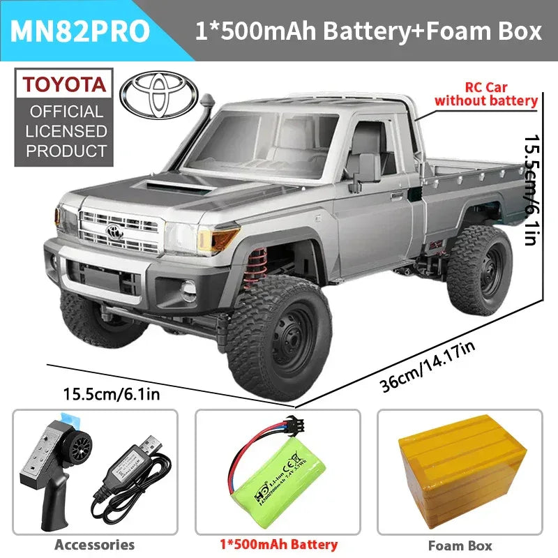 ZWN MN82 MN82S 1/12 RC Pickup Truck 4WD Off-Road Climbing Toy - BIG FRENCHIES