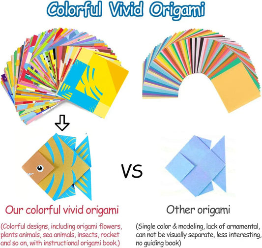 Origami Kit for Kids – 30/96 Sheets Paper Craft & DIY Art Set - BIG FRENCHIES