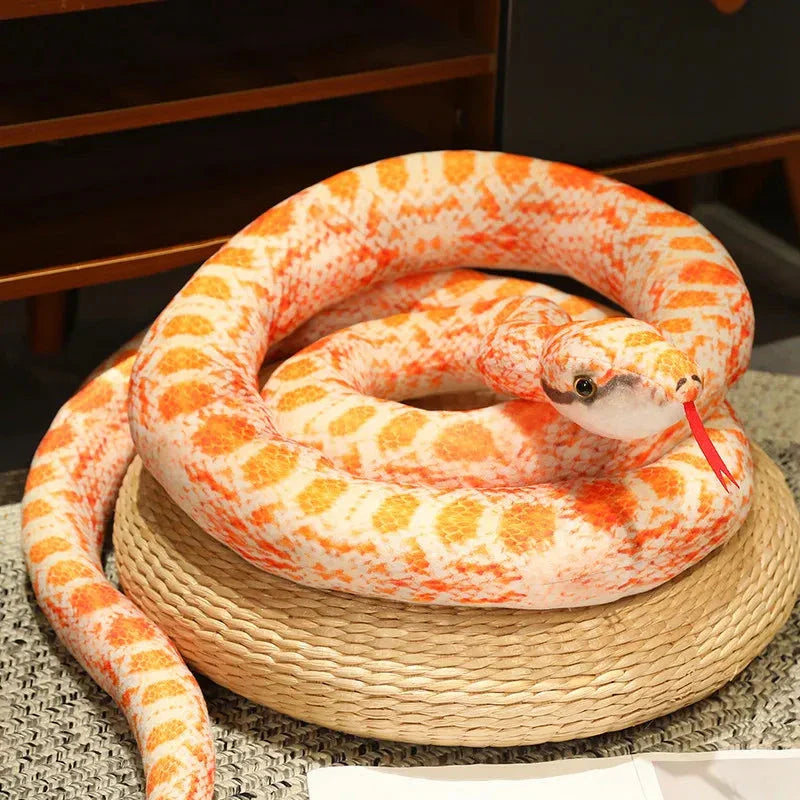 Artificial Python Plush Toy – Long Snake Soft Plush Home Decor